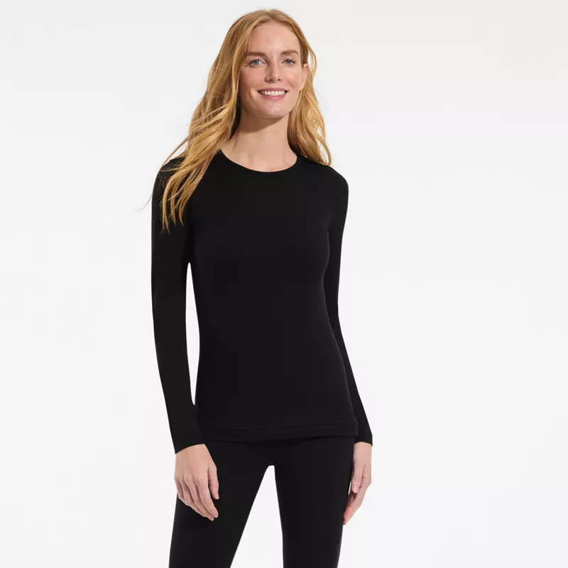 Women's Baselayer Cozy Thermaskin Crewneck Top, alternative image