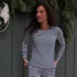 Women's Petite Baselayer Cozy Thermaskin Crewneck Top, alternative image