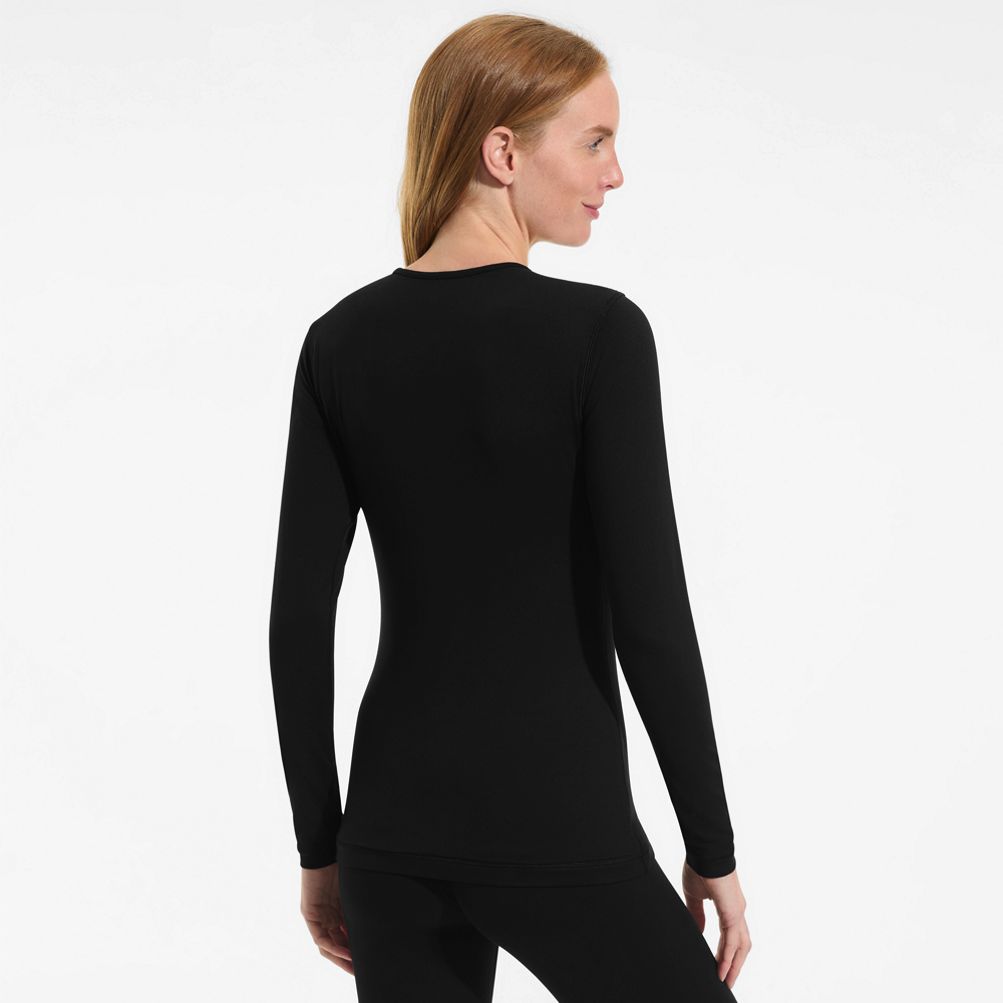 Women's Baselayer Cozy Thermaskin Crewneck Top | Lands' End