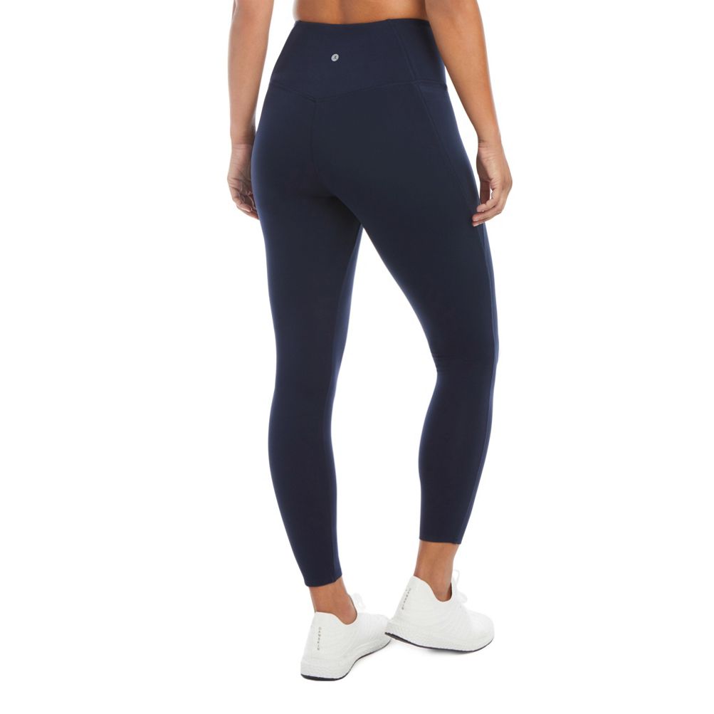 Danskin, Pants & Jumpsuits, Danskin Navy Blue Mid Rise Yoga Pants
