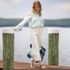 Women's Recycled Denim High Rise Straight Leg Utility Jeans, alternative image