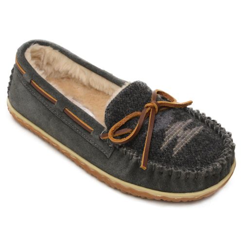 Men's Suede Leather Loafers - Faux Fur Lined Slip-On Moccasin Slippers (US 6.5-15)