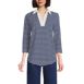 Women's 3/4 Sleeve Super T Collared Popover Tunic, Front