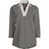 Women's 3/4 Sleeve Super T Collared Popover Tunic, Front