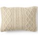 Cable Knit Decorative Throw Pillow, Front