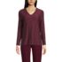 Women's Long Sleeve Performance V-Neck Top, Front