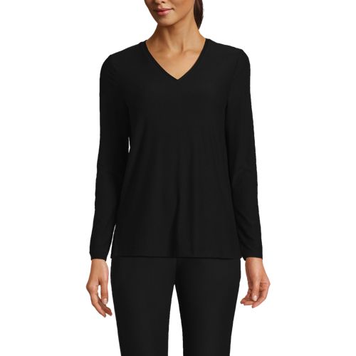 Women's Long Sleeve Performance V-Neck Top - image 2
