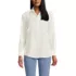 Women's Pinwale Cord Long Sleeve Shirt, Front