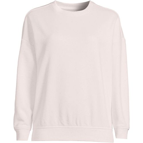 Lands' End Women's Plus Long Sleeve Serious Sweats Sweatshirt