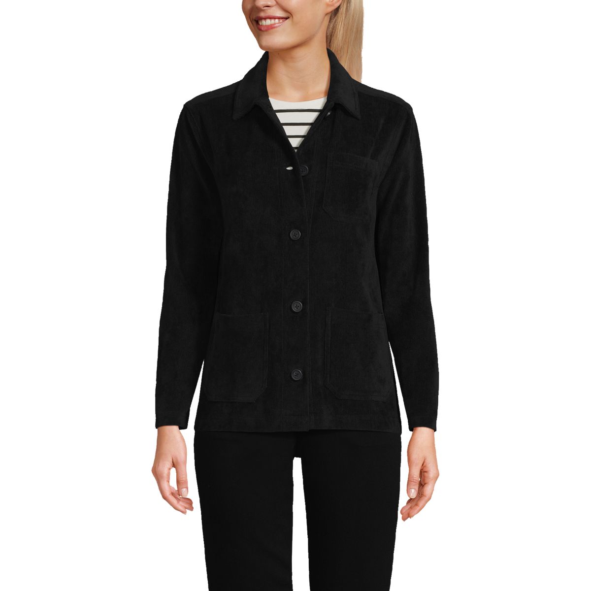 Women's Long Sleeve Sport Cord Chore Jacket