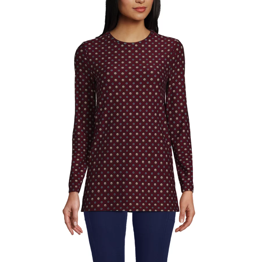 Women's Long Sleeve Performance Crew Neck Tunic view 2