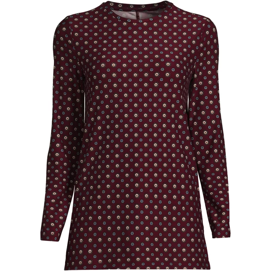 Women's Long Sleeve Performance Crew Neck Tunic view 3