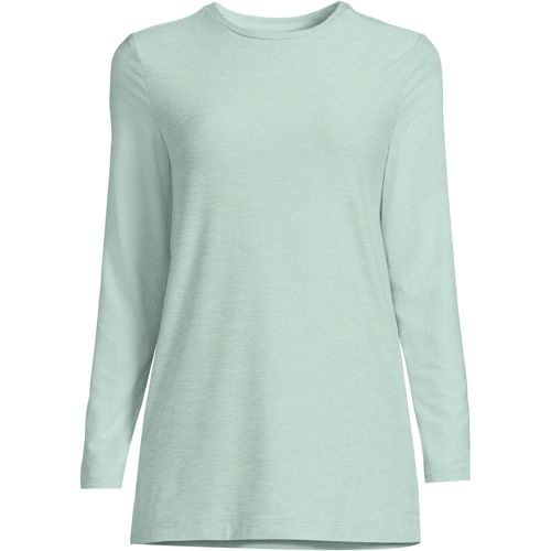 Women's Plus Size Serious Sweats Fleece Lined Reversible Sweatshirt Tunic