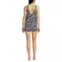 Women's Scoop Neck Mini Swim Dress Swimsuit, Back