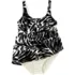 Women's Scoop Neck Mini Swim Dress Swimsuit, alternative image
