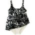 Women's Scoop Neck Mini Swim Dress Swimsuit, alternative image