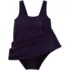 Women's Scoop Neck Mini Swim Dress Swimsuit, alternative image