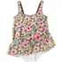 Women's Scoop Neck Mini Swim Dress Swimsuit, alternative image