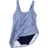 Women's Scoop Neck Mini Swim Dress Swimsuit, alternative image