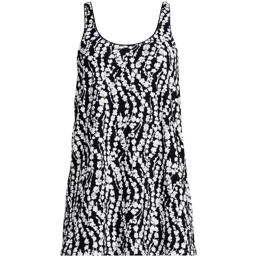 lands end scoop neck mini swim dress Women's Scoop Neck Mini Swim Dress Swimsuit