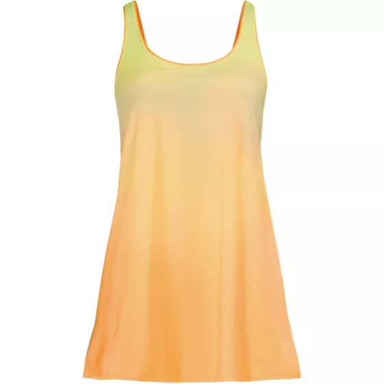 Women's Scoop Neck Mini Swim Dress Swimsuit - primary