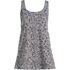 Women's Scoop Neck Mini Swim Dress Swimsuit, Front