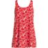 Women's Plus Size Scoop Neck Mini Swim Dress Swimsuit, Front