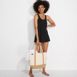 Women's Scoop Neck Mini Swim Dress One Piece Swimsuit, alternative image