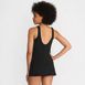 Women's Scoop Neck Swim Dress Swimsuit, Back