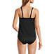 Women's Chlorine Resistant Scoop Neck Tankini Swimsuit Top, Back
