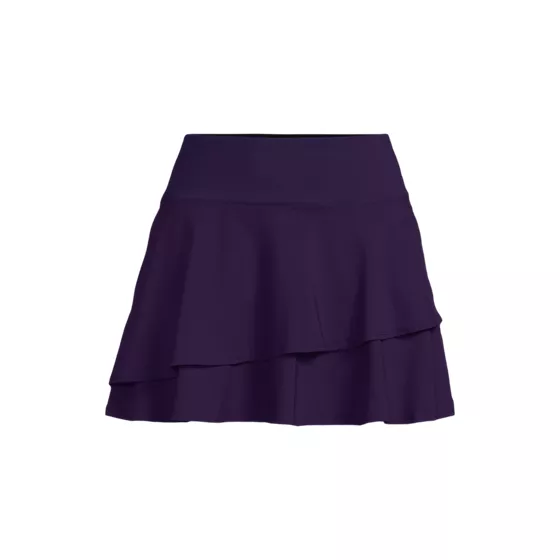 Women's High Waisted Tulip Hem Swim Skort - primary
