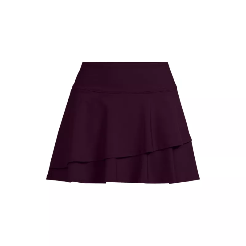 Women's High Waisted Tulip Hem Swim Skort  , Front