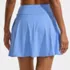 Women's High Waisted Tulip Hem Swim Skort  , Back