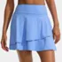 Women's High Waisted Tulip Hem Swim Skort  , Front