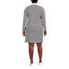 Women's Plus Size Long Sleeve Super T Polo Dress, Back