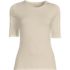 Women's Lightweight Jersey Skimming Elbow Sleeve Crew Neck T-shirt, Front