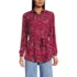Women's Rayon Tie Waist Shirt, Front