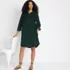 Women's Pinwale Cord Button Front Dress, alternative image