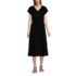 Women's TENCEL™ Fiber V-Neck Midi Dress, Front