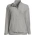 Women's Plus Size Long Sleeve Performance Zip Front Popover, Front