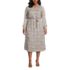 Women's Plus Size Rayon Split Neck Midi Dress, Front