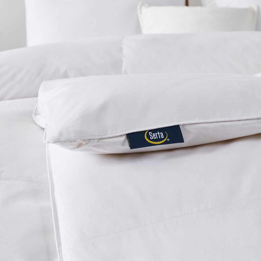 Serta All Seasons Cotton Blend European Down Comforter