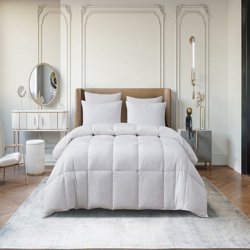 White feather down outlet comforter