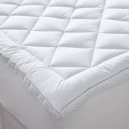 400 Thread Count Plush Quilted Cotton Mattress Pad - primary