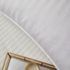 Blue Ridge Home Fashions Supreme 350 Thread Count Damask Stripe Cotton Down Pillow, alternative image