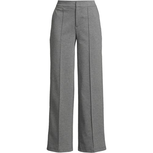 Women's Ponte Pintuck Wide Leg Pants