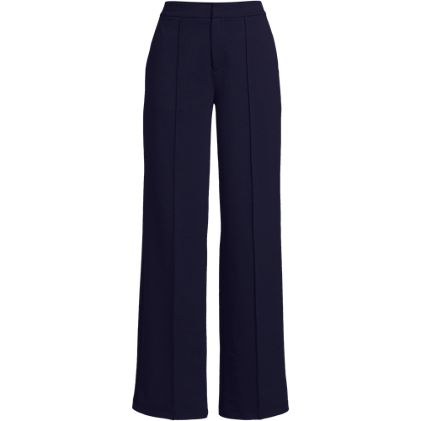 Women's Ponte Pintuck Wide Leg Pants - primary