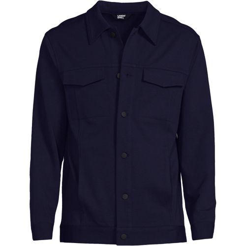 Men's Ponte Shirt Jacket