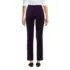 Women's Velvet High Rise Pintuck Pencil Ankle Pants, Back