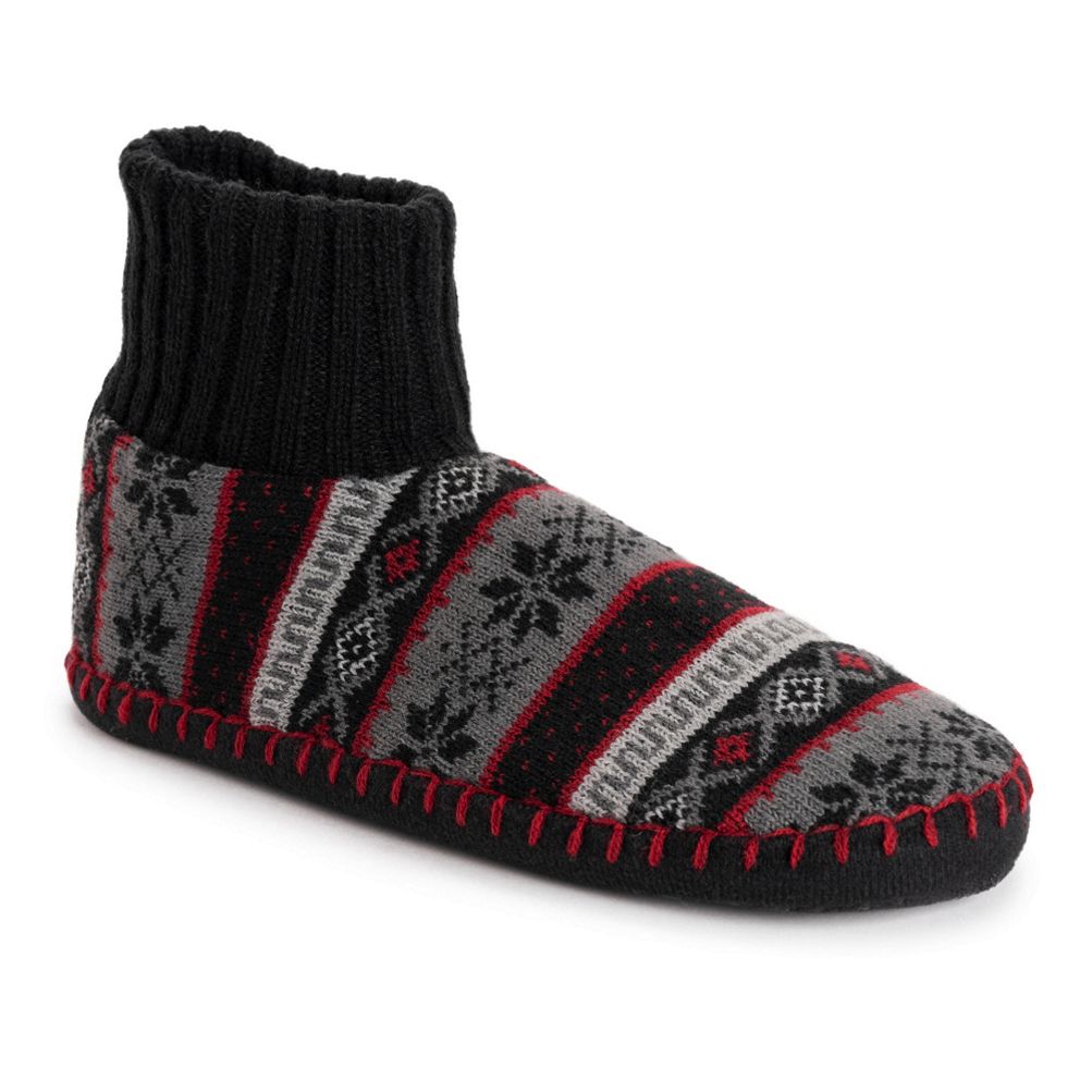 Muk luks men's store slipper booties